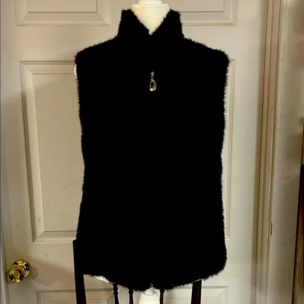 Brown Faux Fur Vest